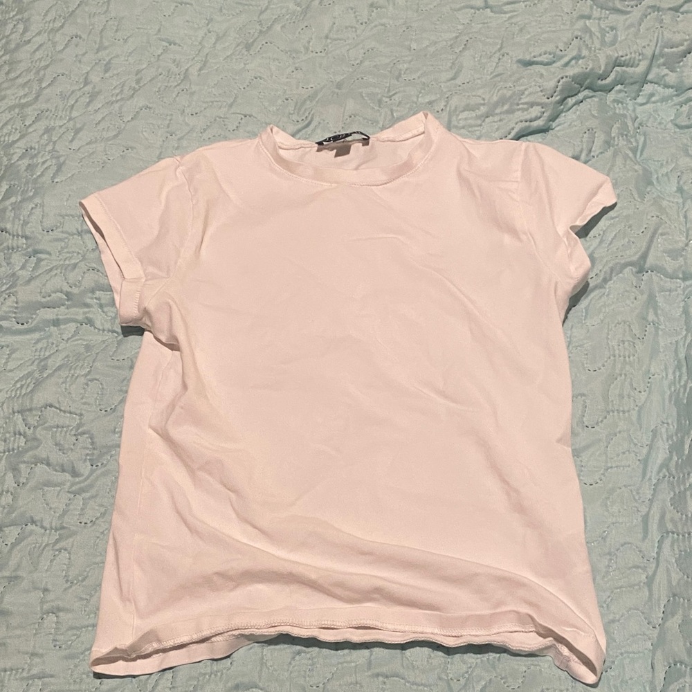 J. Crew White Short Sleeve Tee